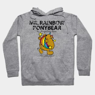 Mr. Rainbow Pony Bear Hoodie